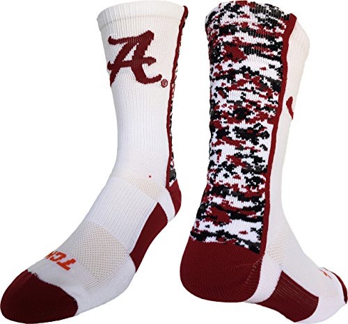 Alabama Crimson Tide Digital Camo Crew Socks