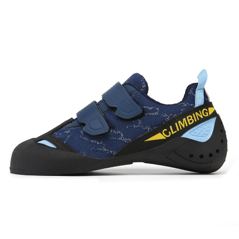 Mens Youth Wall Climbing Shoes, Non-Slip Lightweight Bouldering Sport Sneaker Breathable Rock Climbing Shoes For Adult_vogvips.com