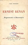 Ernest Renan. Jugements et Souvenirs.