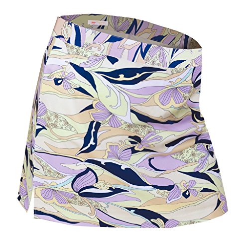 Monterey Club Ladies Abstract Print Lightweight Twill Skort #2895