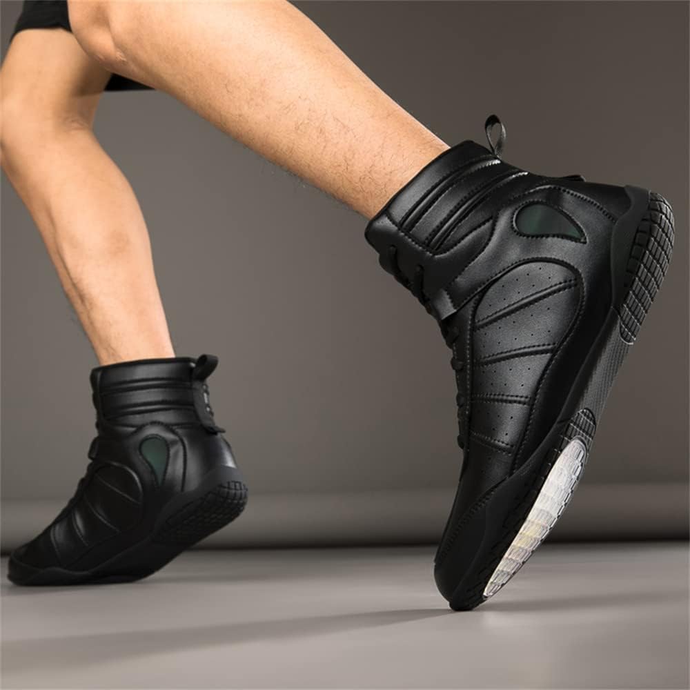 Mens Womens Boxing Boots Fashion Boxers Fitness Sneakers Breathable Sparring Trainers Mesh Wrestling Athletic Shoes_vogvips.com