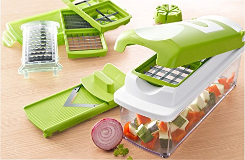 Nicer Dicer plus Multi Chopper Vegetable Cutter Fruit Slicer Peeler (Original New Arrival)
