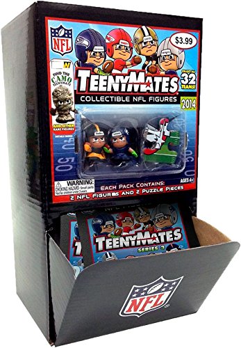 TeenyMates Collectible NFL Figures - Series 3 Gravity Feed Box (32 packs)