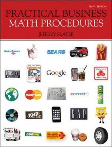 Practical Business Math Procedures by Jeffrey Slater