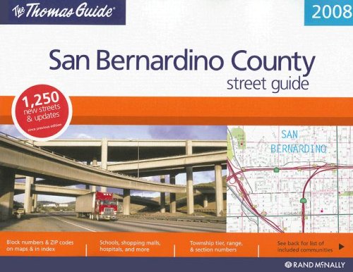 Thomas Guide 2008 San Bernardino, California by Rand Mcnally