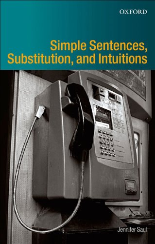 Simple Sentences, Substitution, and Intuitions by Jennifer M. Saul