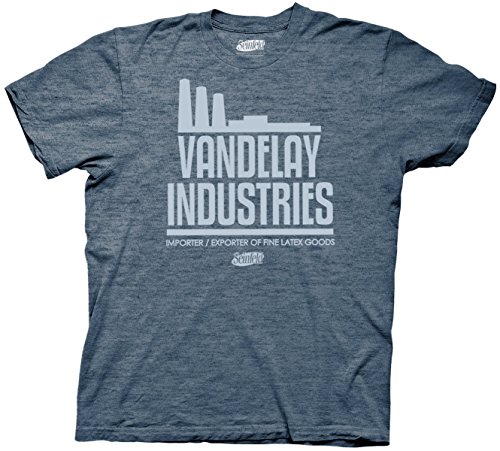 Ripple Junction Seinfeld Vandelay Industries Navy Heather T-Shirt
