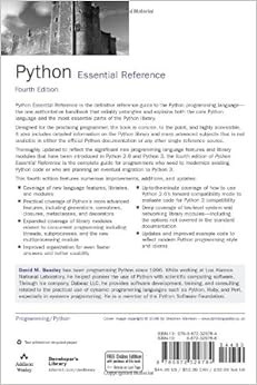 Python Essential Reference (4th Edition): David M. Beazley ...
