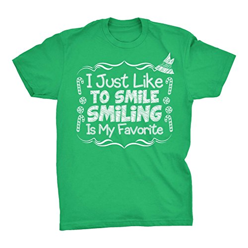 I Just Like To Smile, Smiling Is My Favorite - Christmas Holiday - T-SHIRT