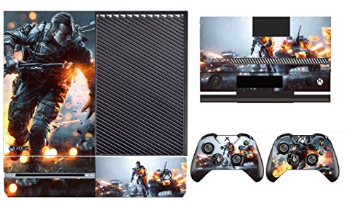 

Battlefield Vinyl Decal Skin Sticker for Xbox One Console+ 2 Hand Controllers