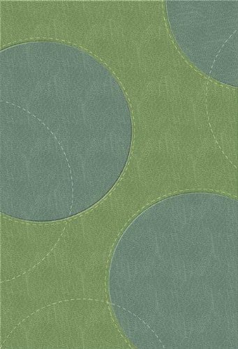 Holy Bible: New King James Version Moss/Aqua LeatherSoft Reference Study Giant Print by Nelson Bibles