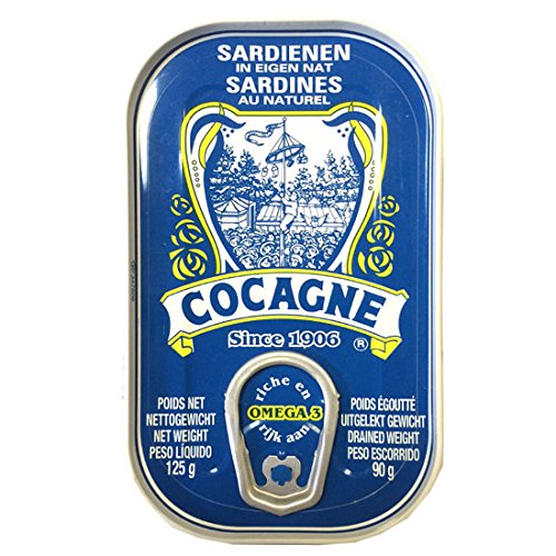 Cocagne Sardines in Light Brine from Portugal 4.4 Oz