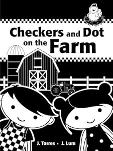 Checkers and Dot on the Farm
