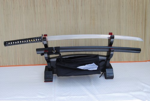 Gefaltetes Damaszener Samurai Schwert Katana Miyamoto Musashi