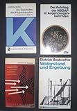 Konvolut von Bänden, Band 1: Der Aufstieg der NSDAP in Augenzeugenberichten, Herausgegeben von Ernst Deuerlein, Band 2: Die deutsche Opposition gegen Hitler, Eine Würdigung [von Hans Rothfels], Band 3: Widerstand und Ergebung, Briefe und Aufzeichnungen aus der Haft, Herausgegeben von Eberhard Bethge, in: Siebenstern-Taschenbuch Nr. 1, Band 4: Die Geschichte des Kichenkampfes in Dokumenten 1933 / 45, Von Erich Beyreuther, Handbücherei R. Brockhaus, Band 8, - Hans, Dietrich Bonhoeffer Hans Rothfels u. a. Deuerlein