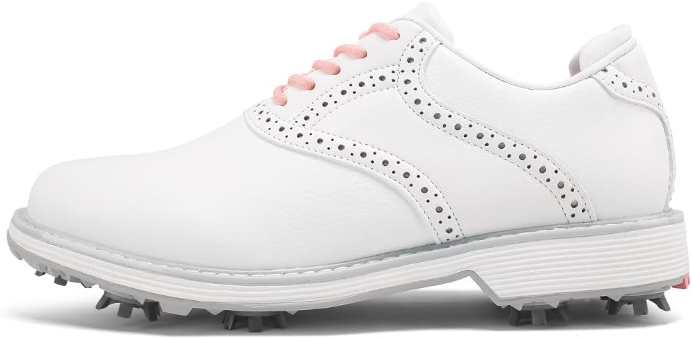 Golf-Sportschuhe, wasserdicht, bequem, atmungsaktiv, rutschfest, mit Spikes, für Damen, entwickelt für Balance und optimale Leistung im Sommer und Outdoor-Bereich._voghion.com