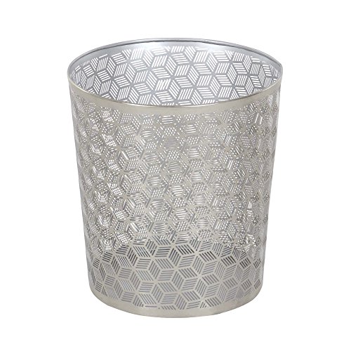 Algopix Similar Product 14 - Benzara Well Made Waste Can in Silver