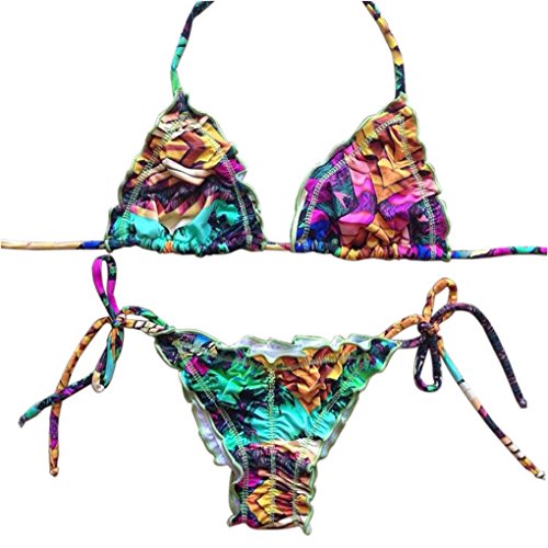 MuLuo 2 Pcs Women's Sexy Brazilian Bikini Swimwear Swimsuits Bathing Suit