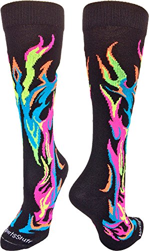 Flame Over the Calf Socks