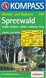 Spreewald: Wander- und Radtourenkarte - Teupitz, Beeskow, Lübben, Lübbenau, Burg - 1:50.000. - 