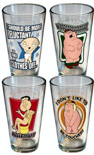 Family Guy Naked Glasses