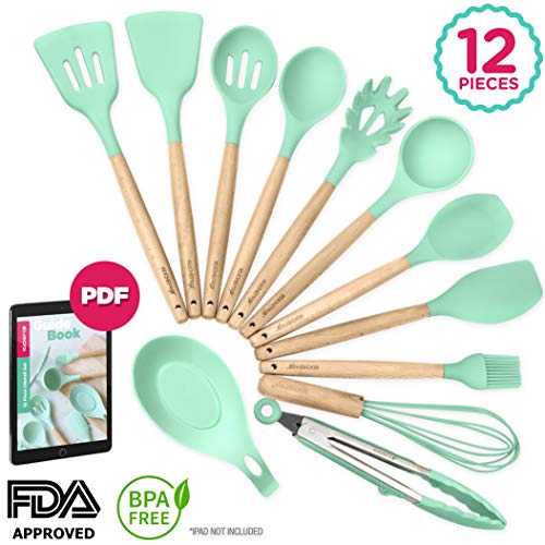 Algopix Similar Product 7 - KuchePro 12Piece Silicone Kitchen