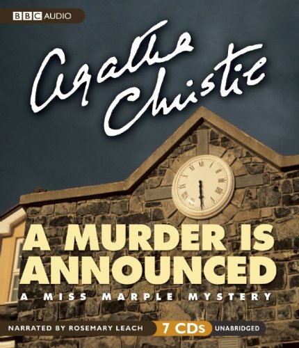 A Murder is Announced: A Miss Marple Mystery by Agatha Christie
