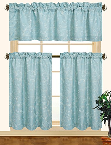 Algopix Similar Product 1 - Kashi Home Chelsea 3pc Scroll