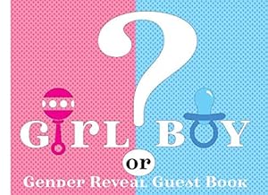 Girl or Boy Gender Reveal Guestbook: Party Keepsake by Cricket Creek Creatives