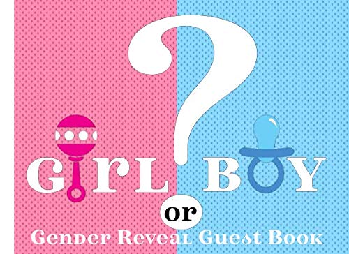 Girl or Boy Gender Reveal Guestbook: Party Keepsake by Cricket Creek Creatives