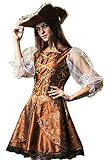 Caribbean Lady Pirate Buccaneer Ship Mate Dress Up & Role Play Halloween Costume