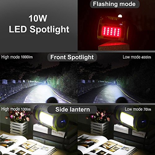 LElmRechargeableOutdoorLEDSpotlight,WCREETLEDSearchlight,DimmableCampingLantern,mAhPowerBanks,Modes,SOS,LEDAreaLight,Waterproof,HighPowerBeamFlashlightTorch