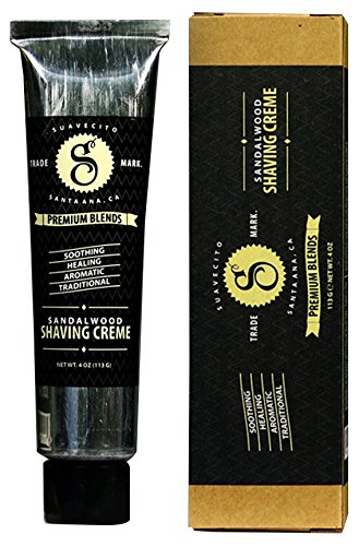 Suavectio Premium Blends Shaving Creme, Sandalwood, 4 oz