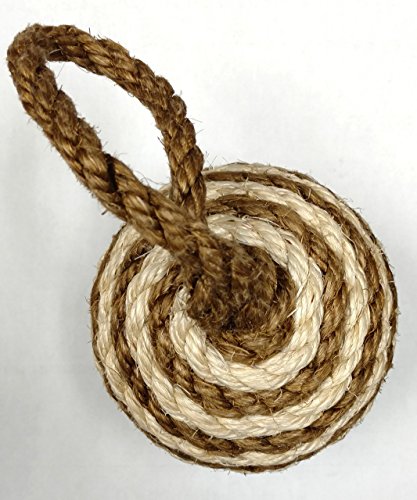 Algopix Similar Product 14 - Medium Sisal Rope Doorstop Decorative