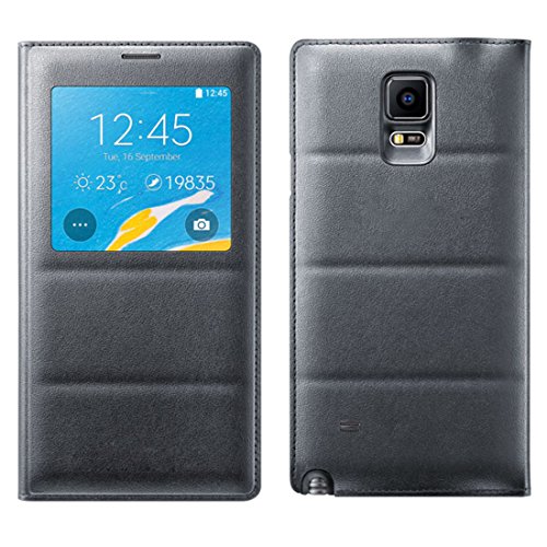 Willtoo® Fashion Luxury S-view Flip Smart Leather Case Cover for Samsung Galaxy Note 4