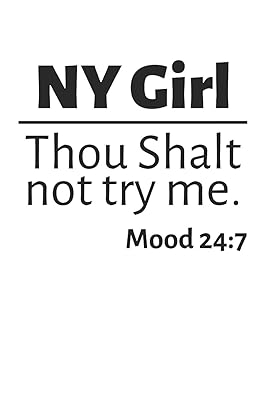 NY Girl: Funny New York Gifts for Women (New York Journals to Write in)