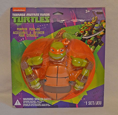 Teenage Mutant Ninja Turtles Pumpkin Push-in Decorating Kit