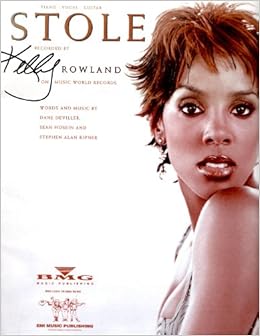 Kelly Rowland...."Stole"....Sheet Music.: Sean Hosein and Stephen Alan