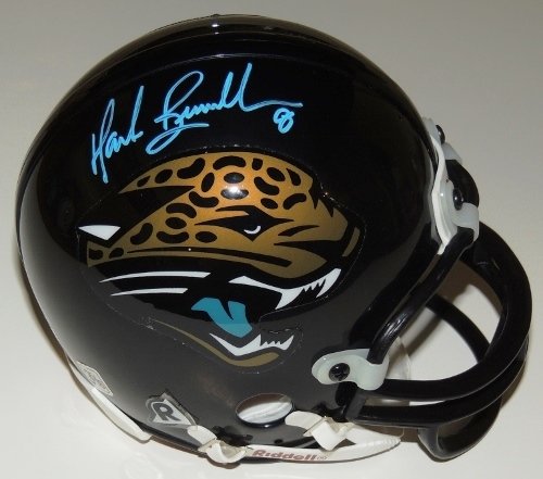 

Mark Brunell Autographed / Hand Signed Jacksonville Jaguars Mini Helmet - Teal Autograph