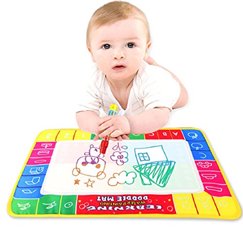 Lookatool Water Drawing Painting Writing Mat Board Magic Pen Doodle Toy Gift 29X19cm