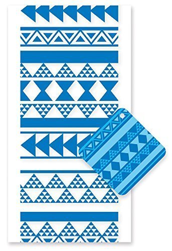 Hawaiian Candy Lei Kit Tapa Blue