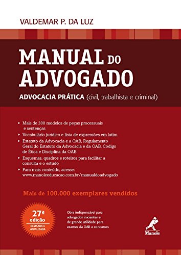 Algopix Similar Product 2 - Manual do Advogado Advocacia Prtica