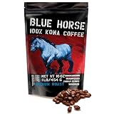 Blue Horse 100% Kona Coffee, Medium Roast Coffee Beans (from kona best medium roast coffee beans)