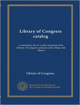 Congress Library Catalog – How to Use the Card Catalog – WYEX