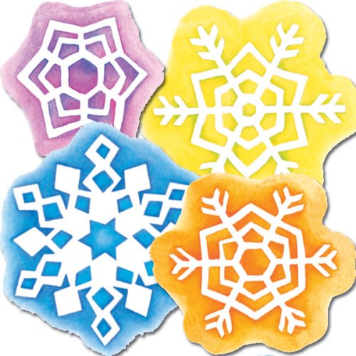 Snowflakes Shape Stickers