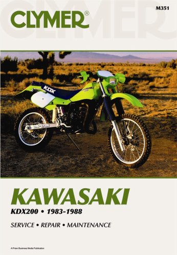 Kawasaki: Kdx200, 1983-1988 (Clymer Motorcycle Repair Series) (Carolina Biology Readers; 103) by Ron Wright