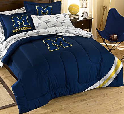 College Michigan Bed in Bag Set
