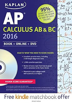 Kaplan AP Calculus AB &amp; BC 2016: Book + DVD