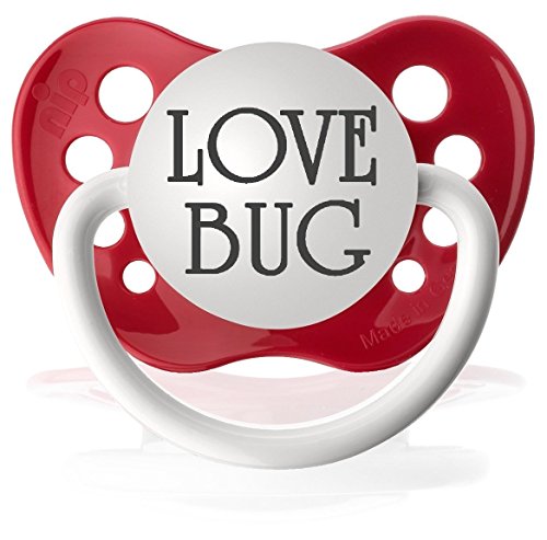 Love Bug Pacifier, Red