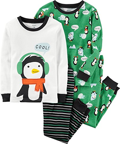 Carter's 4 Piece Penguin PJ Set